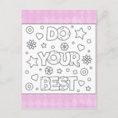 Kleur me doe je best | Inspire-activiteit Kaarten (Voorkant)