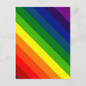 KLEUR ME EEN RAINBOW (Striped design) ~ Briefkaart (Voorkant)