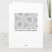 kleur me fancy diamant wenskaart kaart (Achterkant)