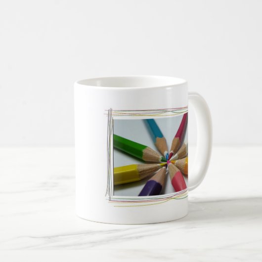 Kleur me gelukkig! Mok (Voorkant rechts)