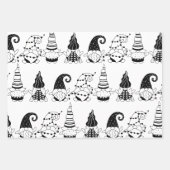 "Kleur me!" Gnome Kerst Verpakking Lakens (3) Inpakpapier Vel (Voorkant 2)