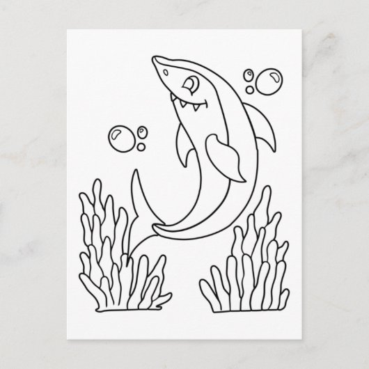 Kleur-me-haai | KINDER KAARTEN (Voorkant)