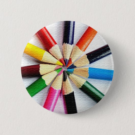 KLEUR ME HAPPY RONDE BUTTON 5,7 CM (Voorkant)