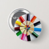 KLEUR ME HAPPY RONDE BUTTON 5,7 CM (Voorkant /achterkant)