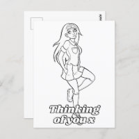 Kleur me in activiteit anime Cartoon tiener school