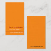 Kleur me in!  Minimaal verticaal klasontwerp Visitekaartje (Voorkant / Achterkant)