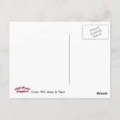 Kleur me! Jesus & Mary Briefkaart (Achterkant)