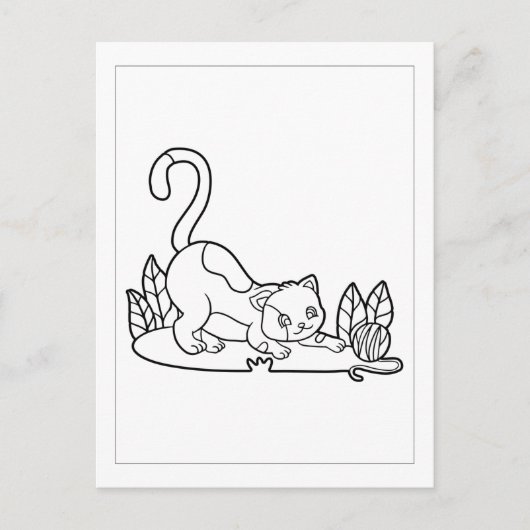 Kleur-me-kat-speeldoos | KINDER KAARTEN (Voorkant)