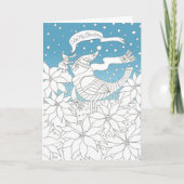 Kleur-me-kerstkleuren Kunst voor boek Feestdagen Kaart (Voorkant)
