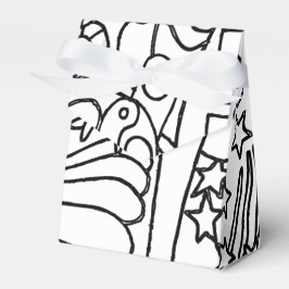 Kleur me Kleurplaten Party Gast Bedankdoosjes