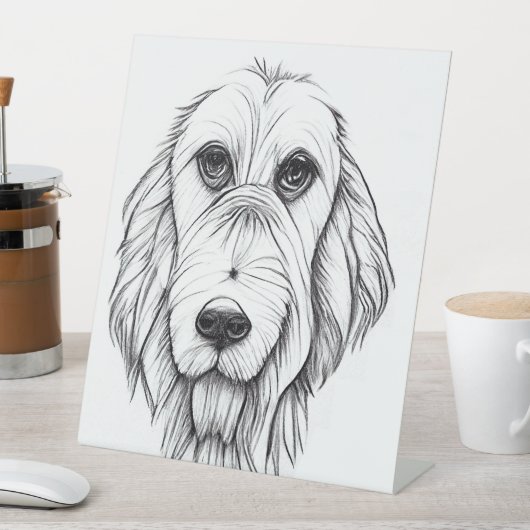 Kleur me ! Kunststof voetafdruk 10"X12" Reclamebord Met Voetstuk (Insitu)