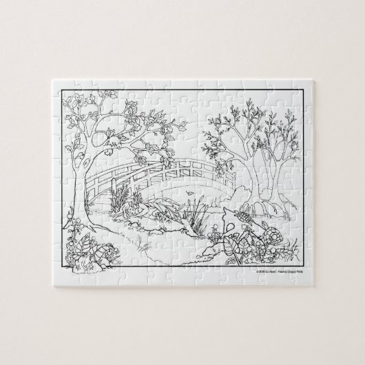 KLEUR ME! Maak je eigen unieke cadeauobject Legpuzzel (Horizontaal)