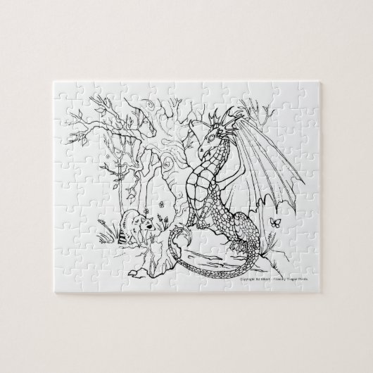 KLEUR ME! Maak je eigen unieke cadeauobject Legpuzzel (Horizontaal)