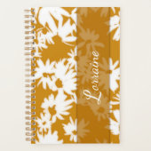 Kleur Me Madeliefjes Goud Planner (Voorkant)