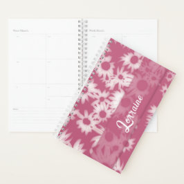 Kleur Me Madeliefjes Roze Planner