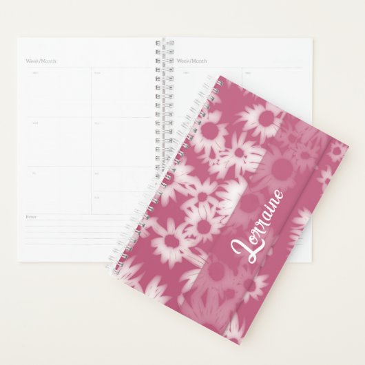 Kleur Me Madeliefjes Roze Planner (Display)