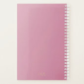 Kleur Me Madeliefjes Roze Planner (Achterkant)