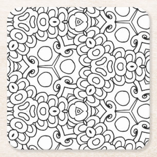 kleur me mod onderzetter