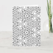 kleur me mod wenskaart kaart (Voorkant)