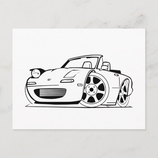 Kleur-me-moderne auto | KINDER KAARTEN (Voorkant)