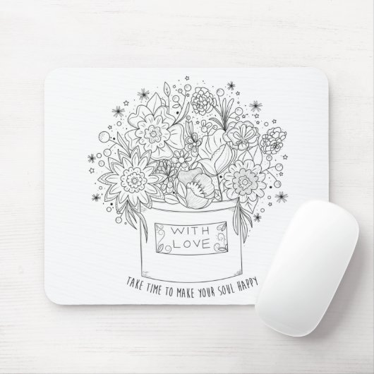 Kleur me mooi muismat (Met muis)