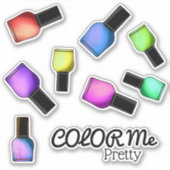 Kleur Me Nagellak Make-up Sweet Sticker (Voorkant)