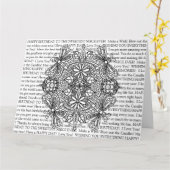 Kleur Me Niece's Verjaardag Dragonflies Mandala Ca Kaart (Gele Bloem)