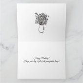 Kleur Me Niece's Verjaardag Dragonflies Mandala Ca Kaart (Binnen)