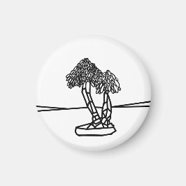 KLEUR ME PALM BONSAI MAGNEET