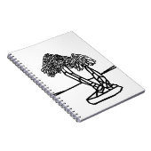 KLEUR ME PALM BONSAI NOTITIEBOEK (Rechterzijde)