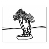 KLEUR ME PALM BONSAI RUBBERSTEMPEL (Afrduk)