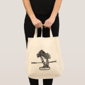 KLEUR ME PALM BONSAI TOTE BAG (Voorkant (product))