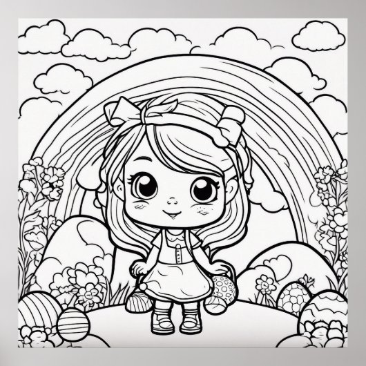 Kleur me  :-) poster (Voorkant)