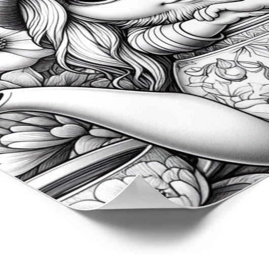 Kleur me  poster (Hoek)