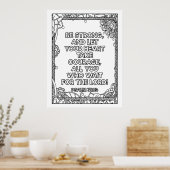 Kleur me poster (Keuken)