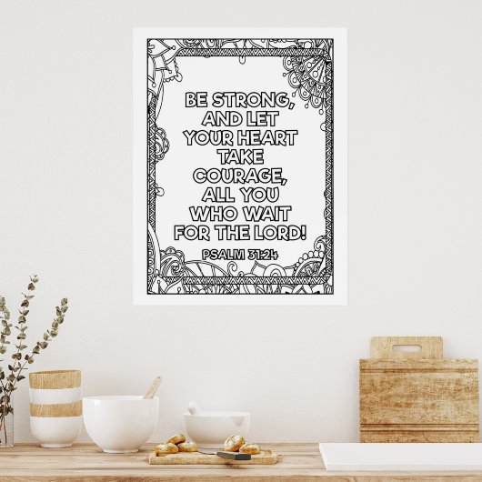 Kleur me poster (Keuken)