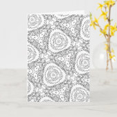 kleur me tulp boeket wenskaart kaart (Gele Bloem)