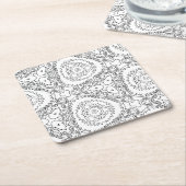 kleur me tulp bouquet onderzetter (Schuin)