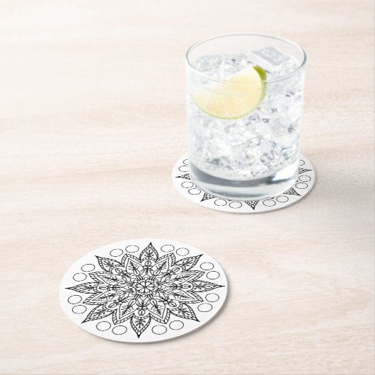 Kleur me tulpen onderzetter (Insitu)