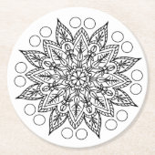 Kleur me tulpen onderzetter (Voorkant)