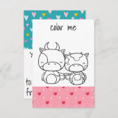 Kleur me Valentijnsdag Aangepast (Voorkant / Achterkant)