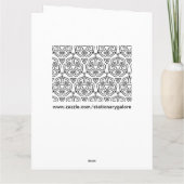 kleur me vlinderharten wenskaart kaart (Achterkant)