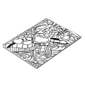 Kleur me zwart-wit drie notitieboek (Linkerzijde)