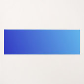 Kleur met blauwe gradiënt yogamat (Voorkant (horizontaal))