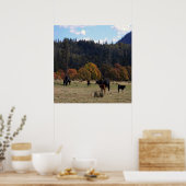 Kleur met de kudde... poster (Keuken)