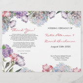 Kleur met handbeschilderd water, hydrangea bruilof (Voorkant)