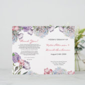 Kleur met handbeschilderd water, hydrangea bruilof (Staand voorkant)