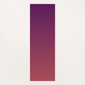 Kleur met karmozijnrode gradiënt  yogamat (Voorkant)