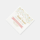 Kleur met kleine ster Baby shower elke kleur Servet (Hoek)