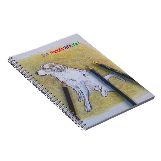 Kleur met me Pyrenees Notitieboek (Rechterzijde)